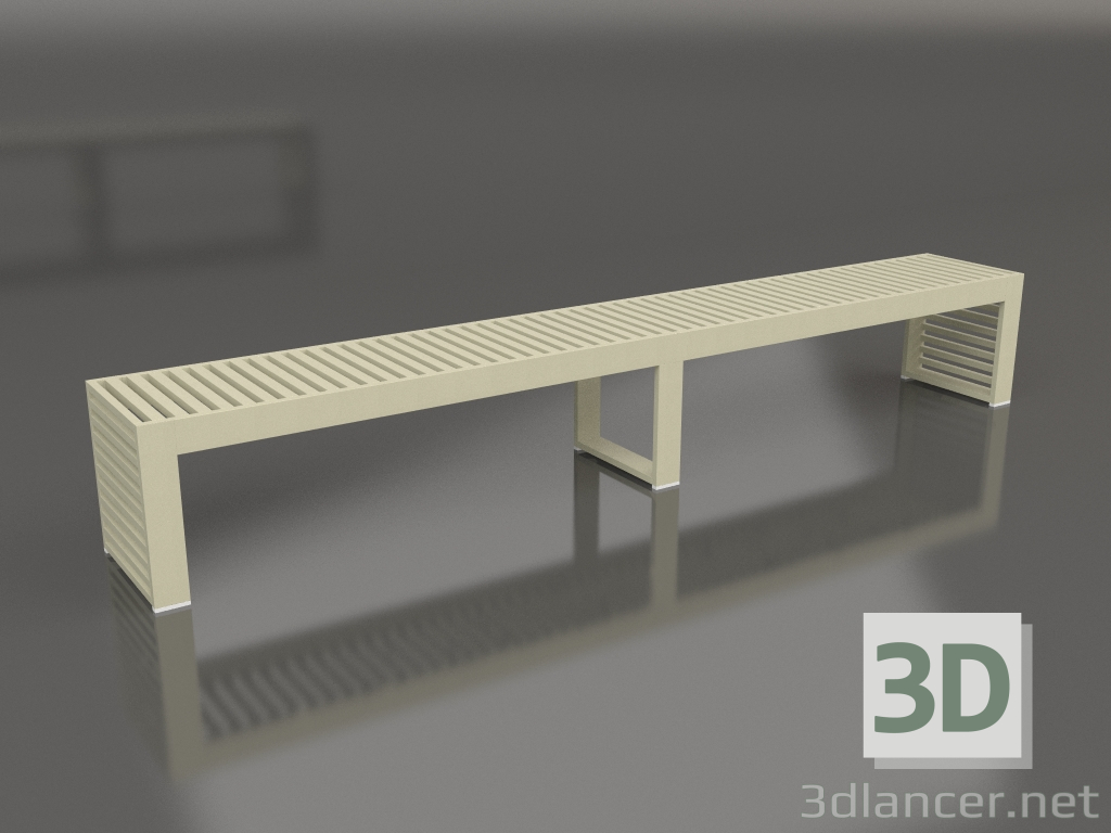 modello 3D Panca 281 (Oro) - anteprima