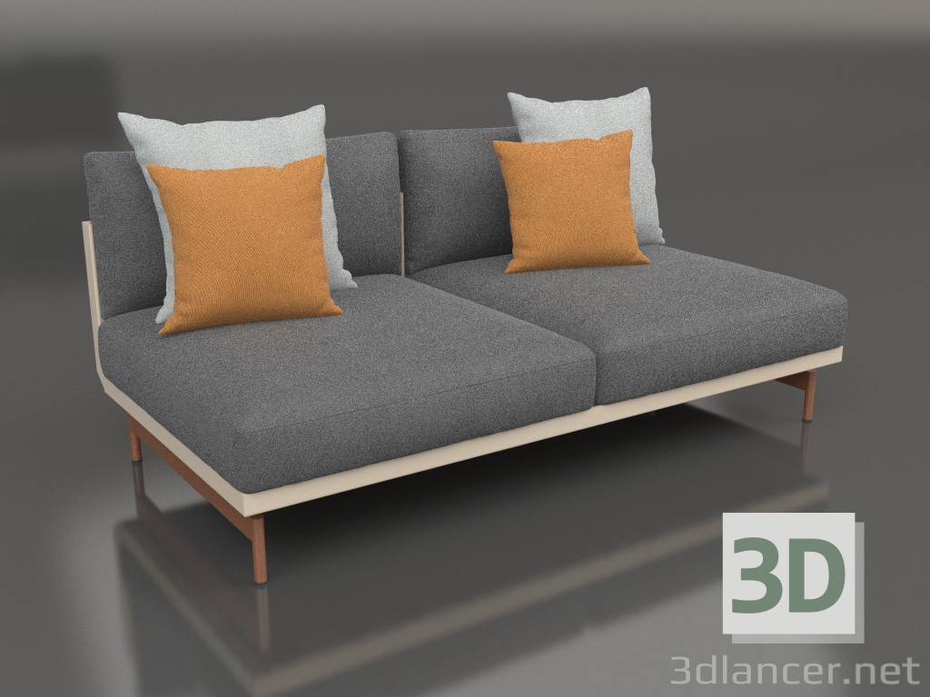 3d model Módulo sofá sección 4 (Arena) - vista previa