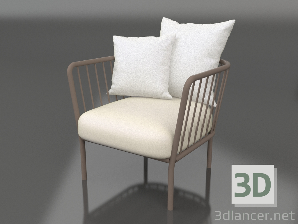 modello 3D Poltrona (Bronzo) - anteprima