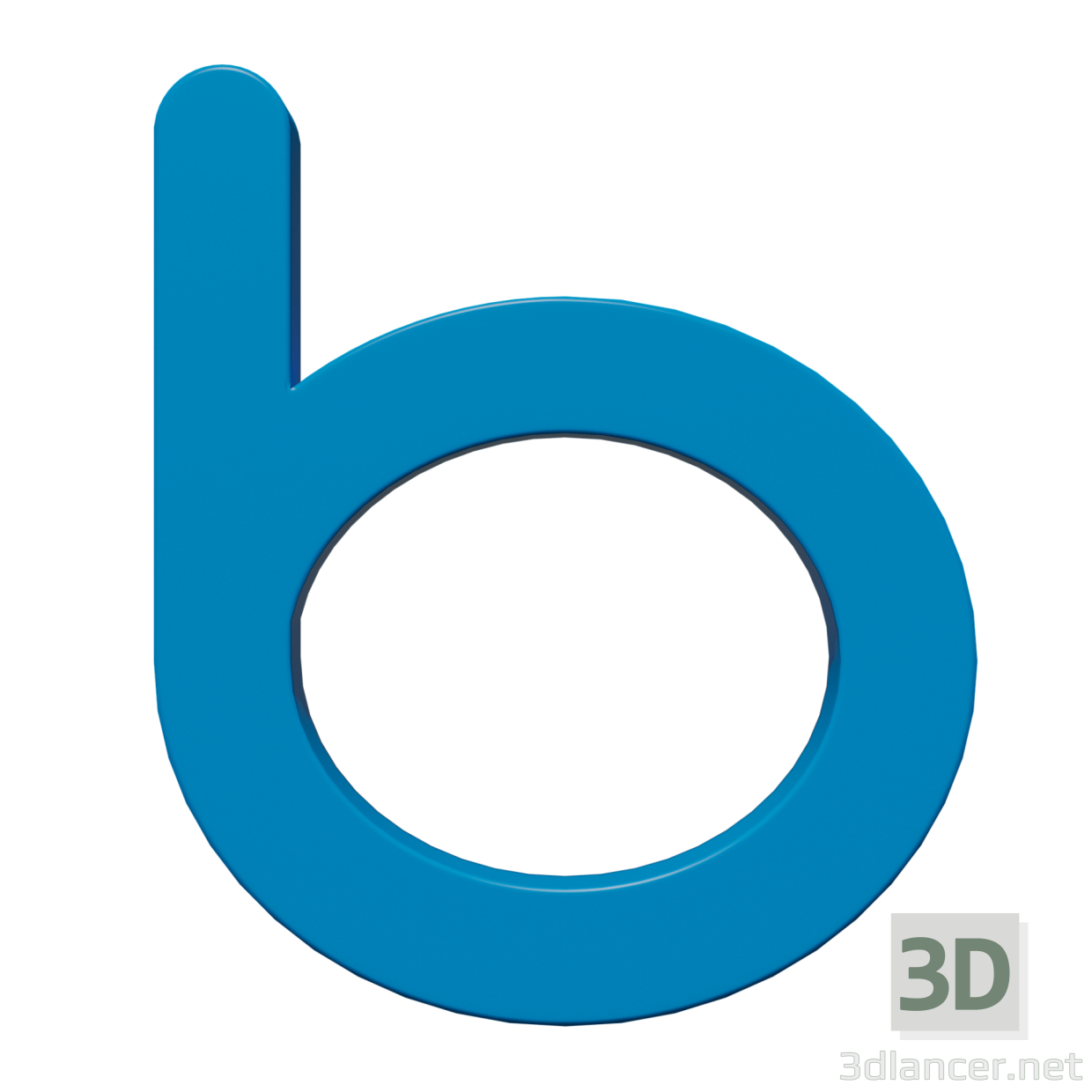 3d Bing symbol model buy - render