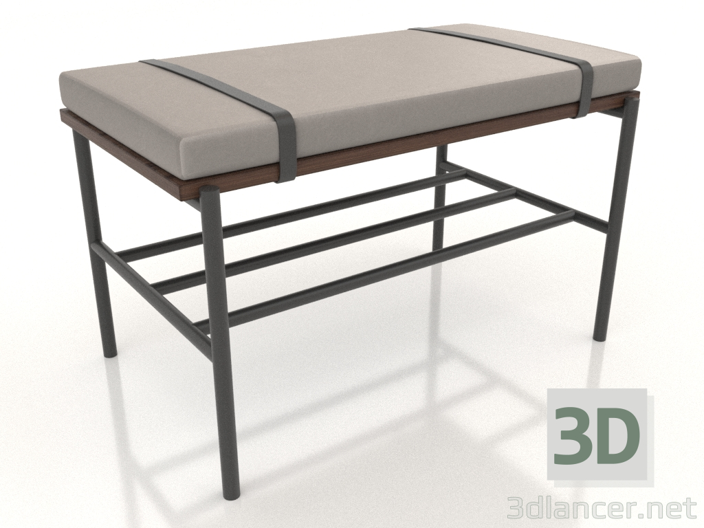 3d model Banco 700 mm (nogal oscuro) - vista previa