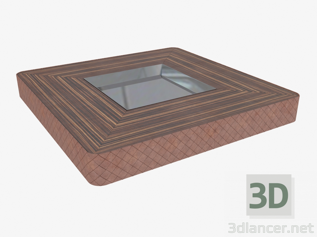 3d model La mesa de revista LORD QUILTED (120х120хН30) - vista previa