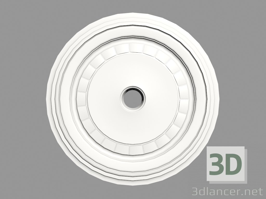 Modelo 3d Tomada de teto (p96) - preview