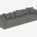 3D Modell Modulsofa SOHO 3420mm (Art. 801-805-802) - Vorschau