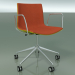 3d model Chair 0384 (5 castors, with armrests, LU1, with front trim, PO00118) - preview