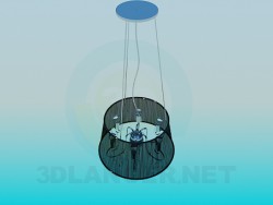 Candelabro com Lampshade transparente