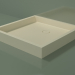 Modelo 3d Base de duche Alto (30UA0148, Bone C39, 100x100 cm) - preview