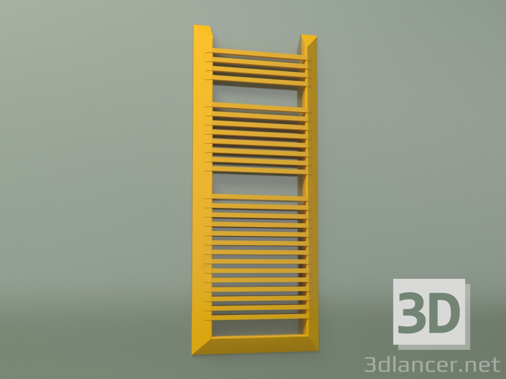 3d модель Полотенцесушитель EVO (1441x588, Melon yellow - RAL 1028) – превью