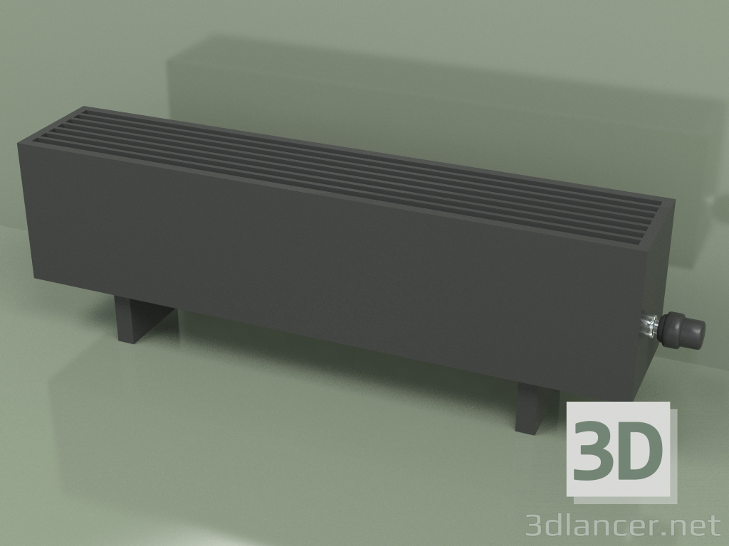 3D Modell Konvektor - Aura Comfort (240 x 1000 x 186, RAL 9005) - Vorschau