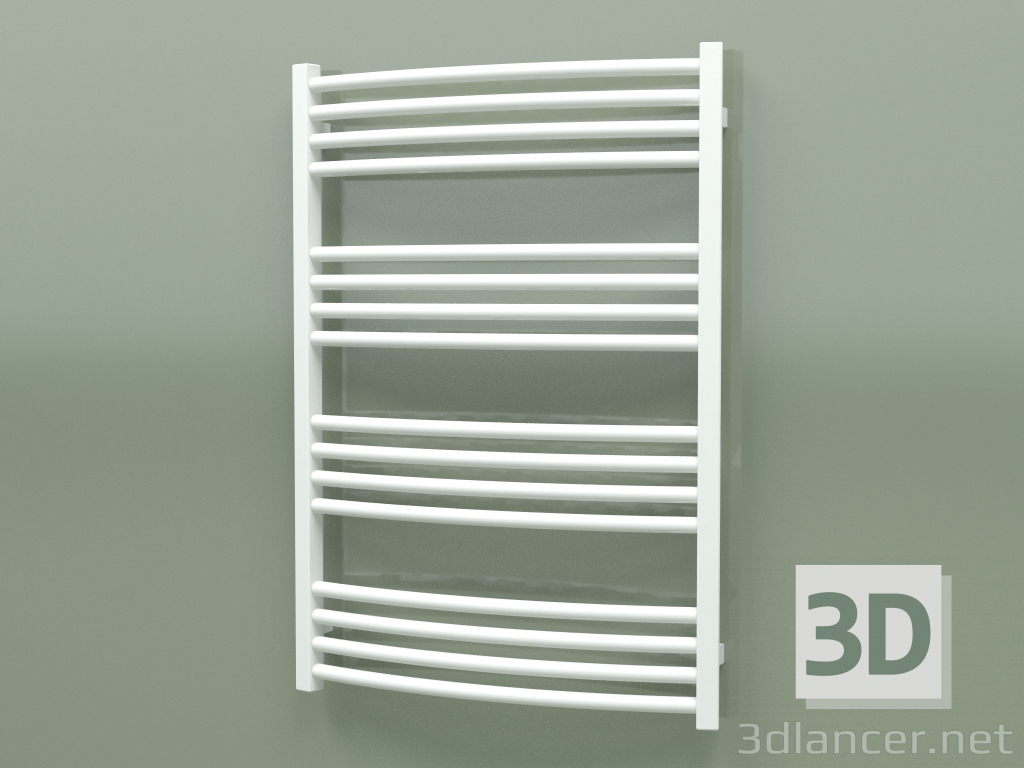 3d model Barra de toalla con calefacción Lena (WGLEN090063-SX, 900х636 mm) - vista previa