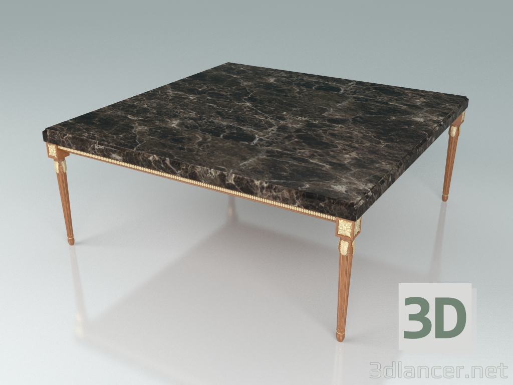 Modelo 3d Mesa de centro quadrada (art. 14636) - preview