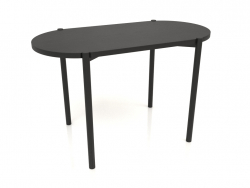 Table à manger DT 08 (extrémité droite) (1200x624x754, bois noir)