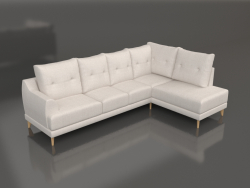 Island corner sofa for 4 people