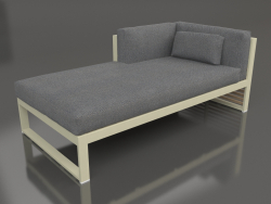 Modular sofa, section 2 left (Gold)