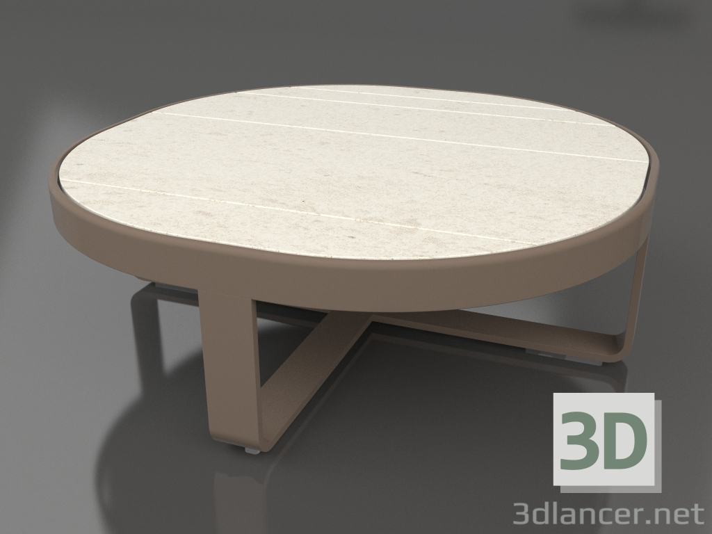 Modelo 3d Mesa de centro redonda Ø90 (DEKTON Danae, Bronze) - preview