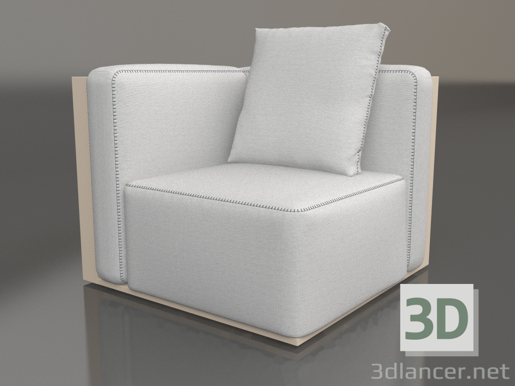 3d model Módulo sofá sección 6 (Arena) - vista previa