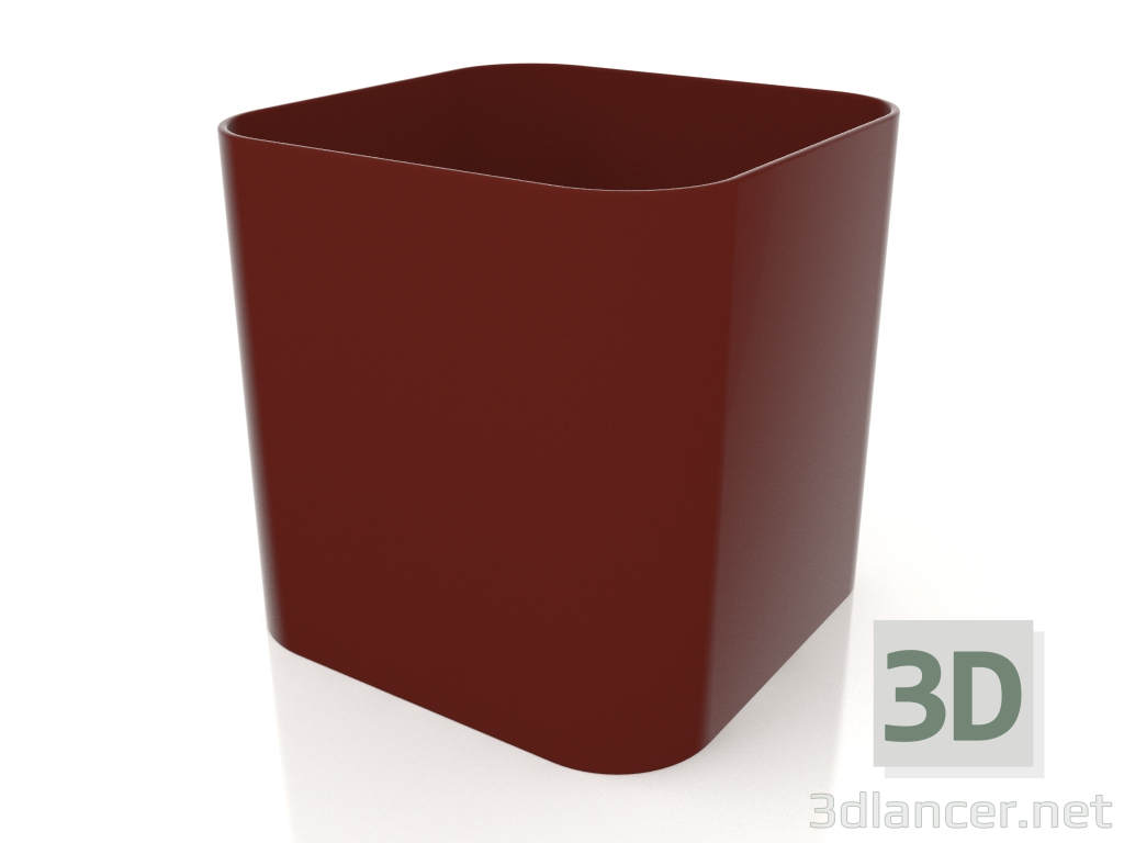 3d model Plant pot 1 (Wine red) - preview