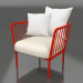 modèle 3D Fauteuil (Rouge) - preview