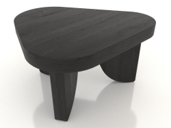 Столик журнальный COBBLE (XS, дуб черный)