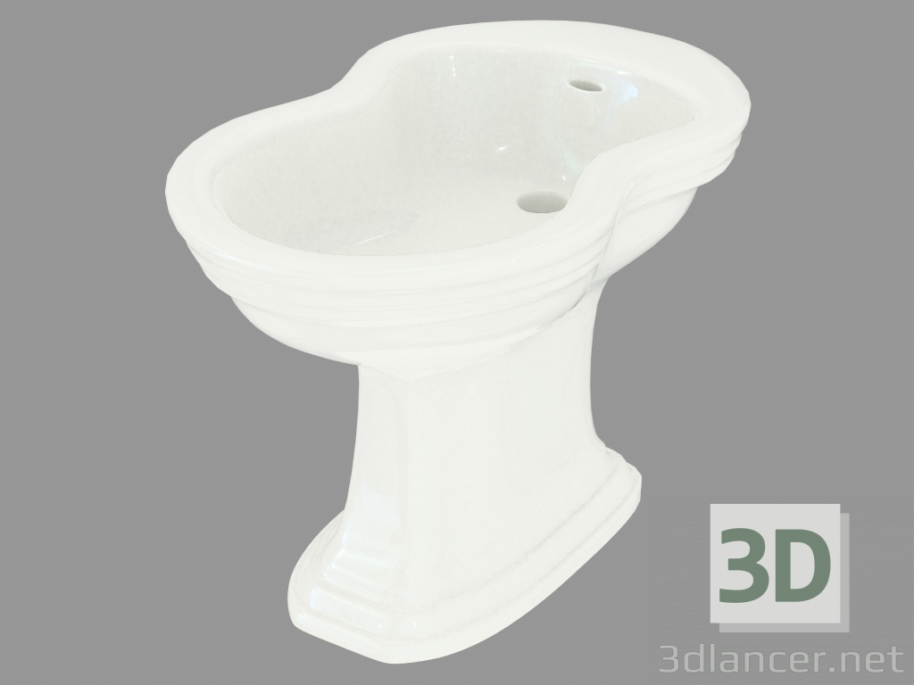 modèle 3D Bidet extérieur Oxford - preview