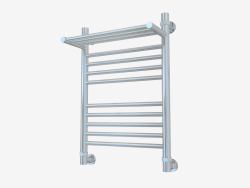 Heated towel rail Bohemia with shelf (600x400)