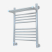 3d model Heated towel rail Bohemia with shelf (600x400) - preview