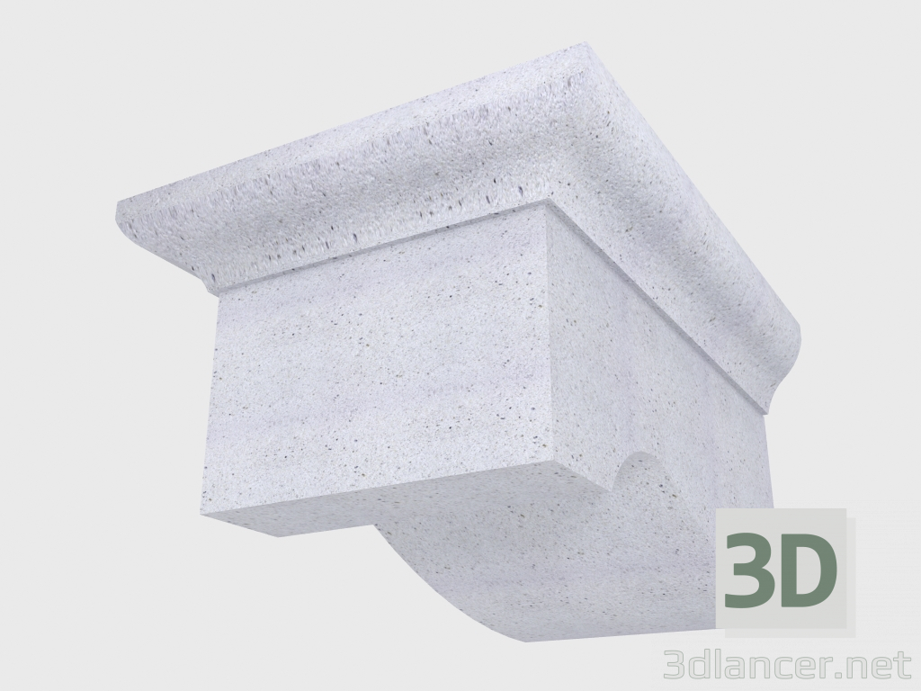 3d model Soporte delantero (FT18G) - vista previa