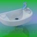 3d model Washbasin - preview