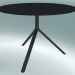 3d model Table MIURA (9555-01 (Ø 100cm), H 73cm, black black) - preview