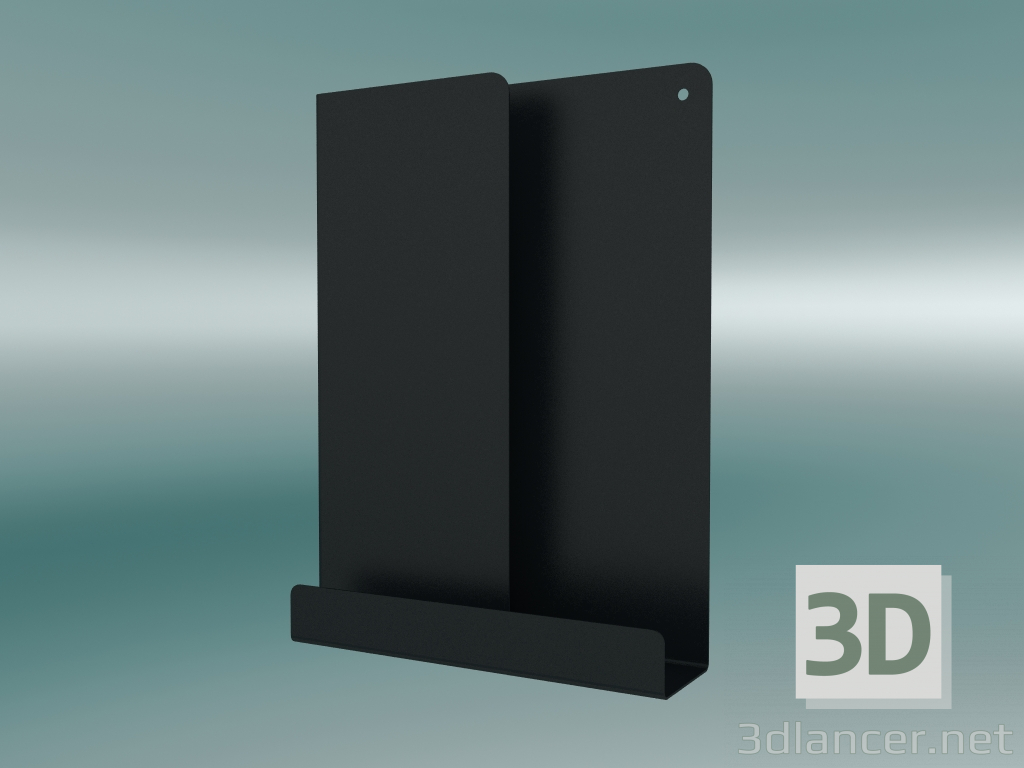 3d модель Полку Folded (29,5x40 cm, Black) – превью