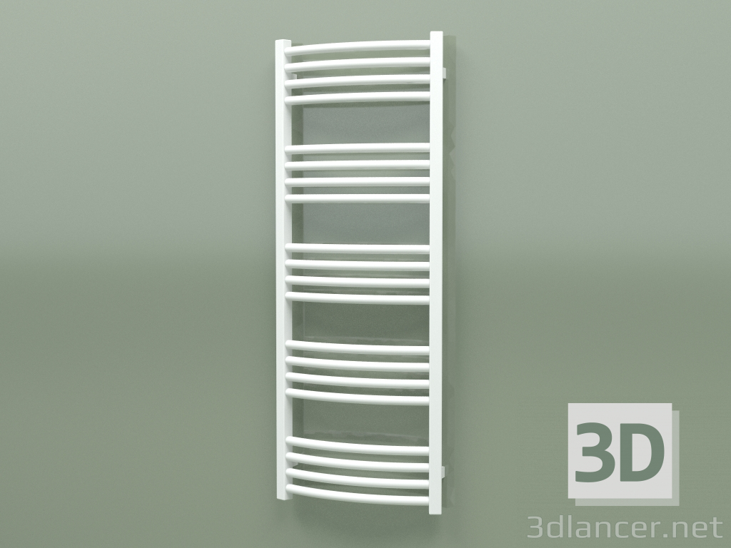 3d model Barra de toalla con calefacción Lena (WGLEN114043-SX, 1140х436 mm) - vista previa