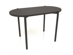 Table à manger DT 08 (extrémité droite) (1200x624x754, bois brun foncé)