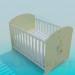 modello 3D Letto per bambino - anteprima