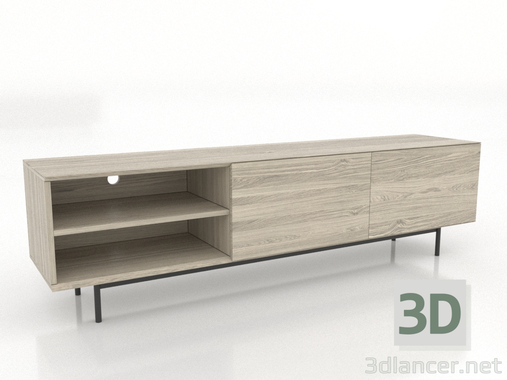 3d model TV cabinet 1 1800 mm (lightened oak) - preview 3d model TV cabinet 1 1800 mm (lightened oak) - preview