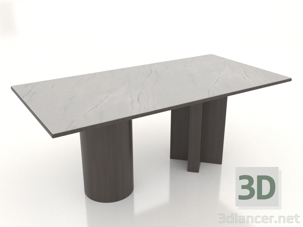 modèle 3D Table à manger arithmétique 900x1800x750 mm (option 3) - preview modèle 3D Table à manger arithmétique 900x1800x750 mm (option 3) - preview