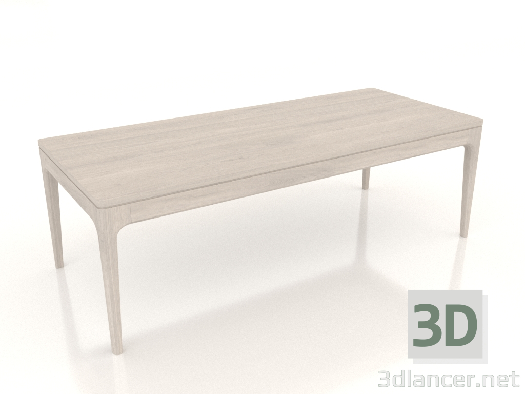 modello 3D Tavolino alto FARGO 1400x600x450 mm (rovere sbiancato) - anteprima