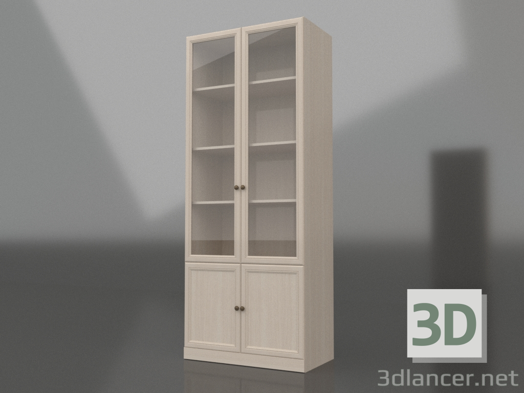 3d model Closed rack (2 sections) - preview