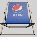 modèle 3D de Chaise de plage Pepsi acheter - rendu