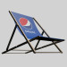 Silla de playa Pepsi 3D modelo Compro - render