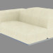 3d model The end element of the sofa Cadillac (210) - preview