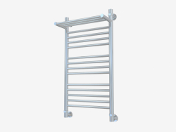 Heated towel rail Bohemia with shelf (800x400)