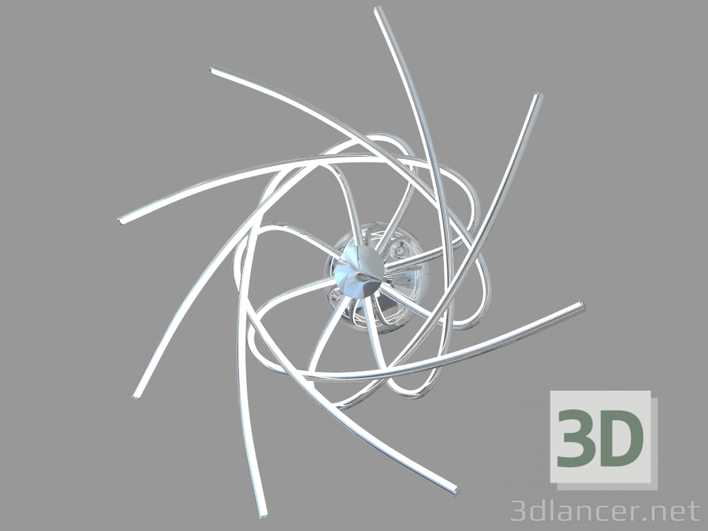 3D modeli Tavan lambası MERCURY (MOD204-08-N) - önizleme