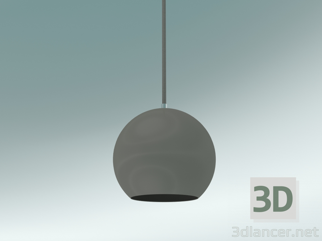 3d model Pendant lamp Topan (VP6, Ø21cm, H 19cm, Gray Beige) - preview