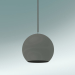 3d model Pendant lamp Topan (VP6, Ø21cm, H 19cm, Gray Beige) - preview