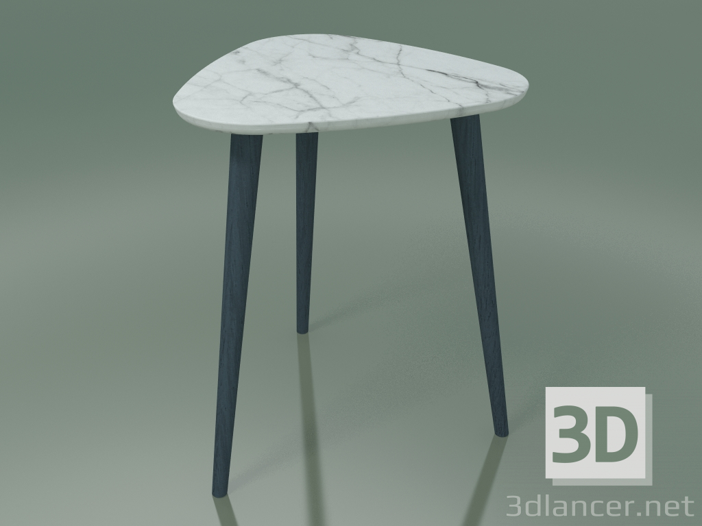 3d модель Столик приставной (244, Marble, Blue) – превью