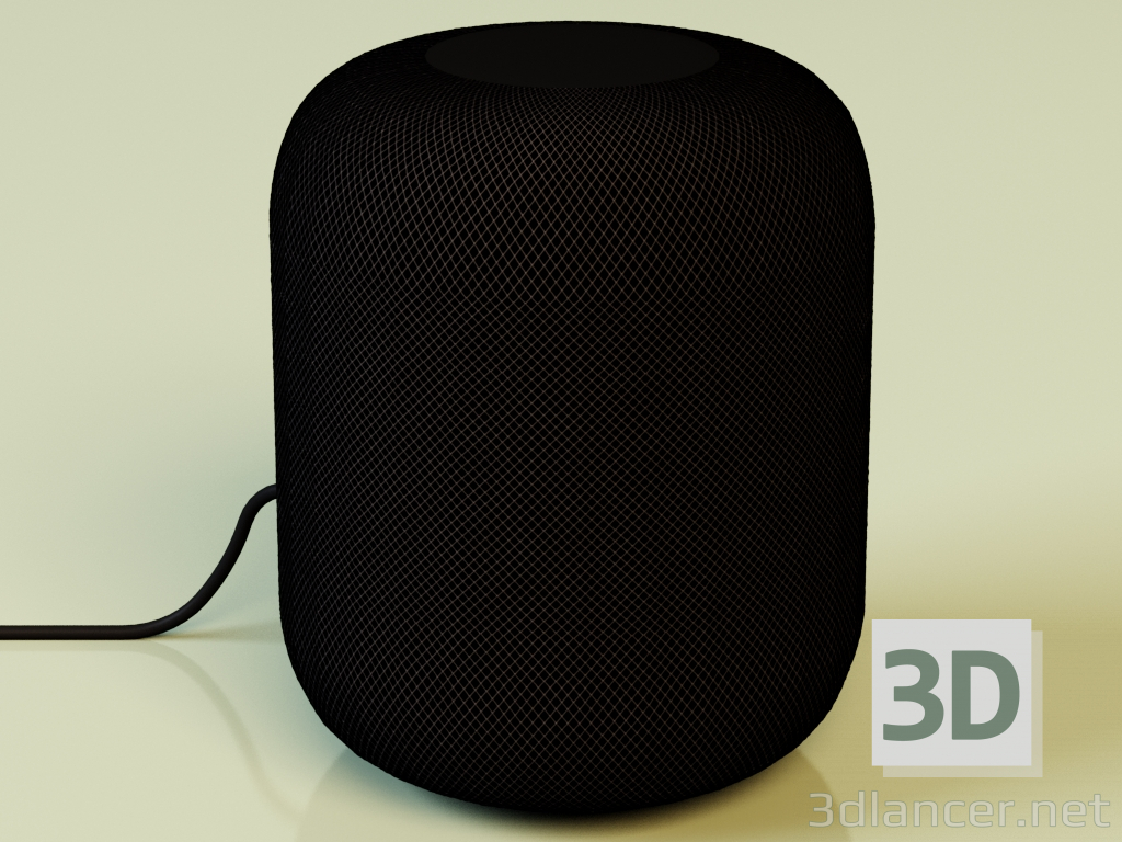 Columna inteligente Apple HomePod Space Grey 3D modelo Compro - render