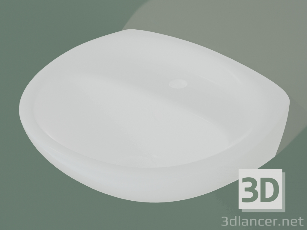 3D modeli Küçük banyo lavabosu Estetic 410350 (50 cm, 410350R1) - önizleme