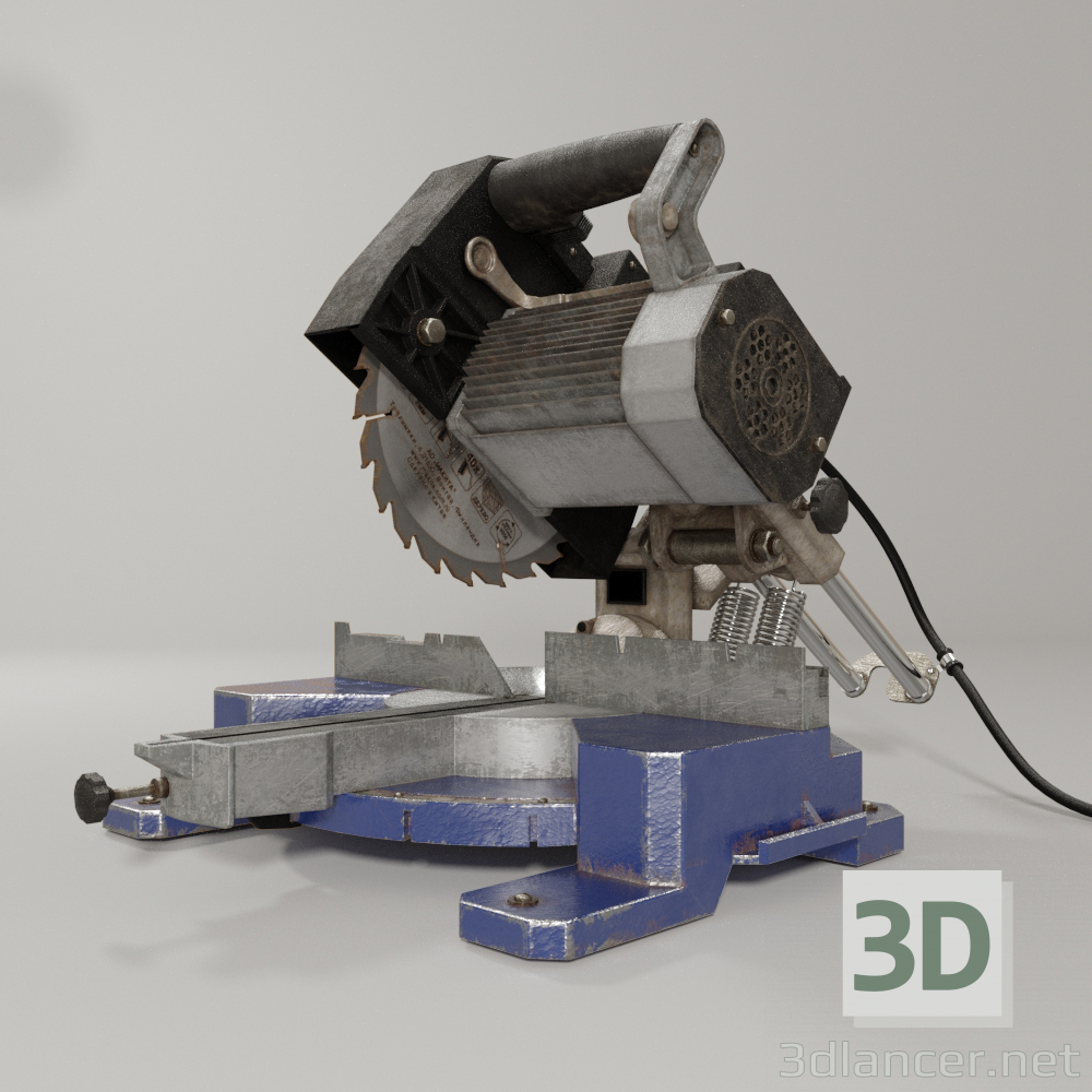 3d Elektra Beckum miter saw model buy - render