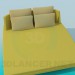 Modelo 3d Sofá-cama - preview