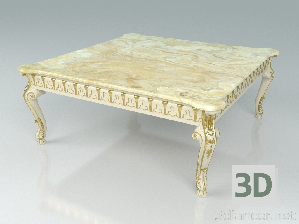 3d model Mesa de centro cuadrada (art. 14812) - vista previa